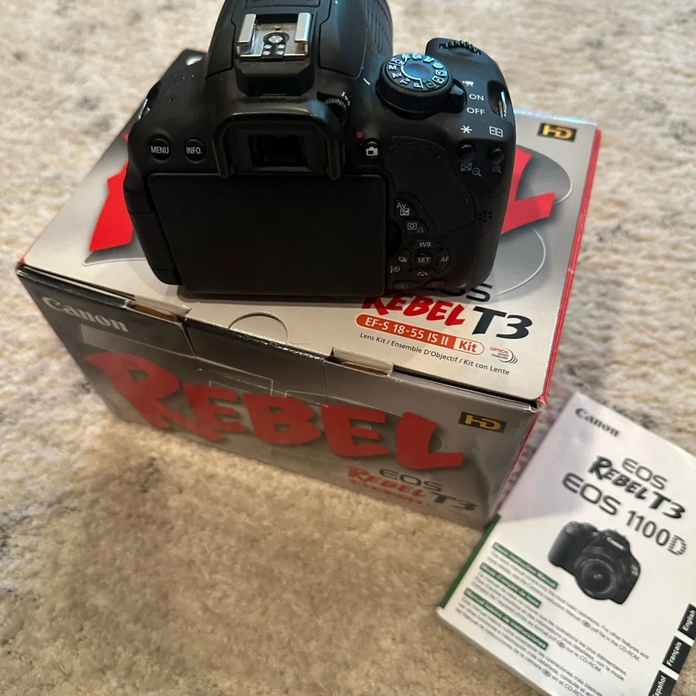 Canon Black Digital Camera Rebel T5